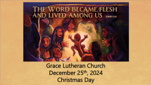 Read more about the article Worship Service for Christmas Day