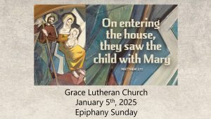 Read more about the article Worship Service for Epiphany Sunday
