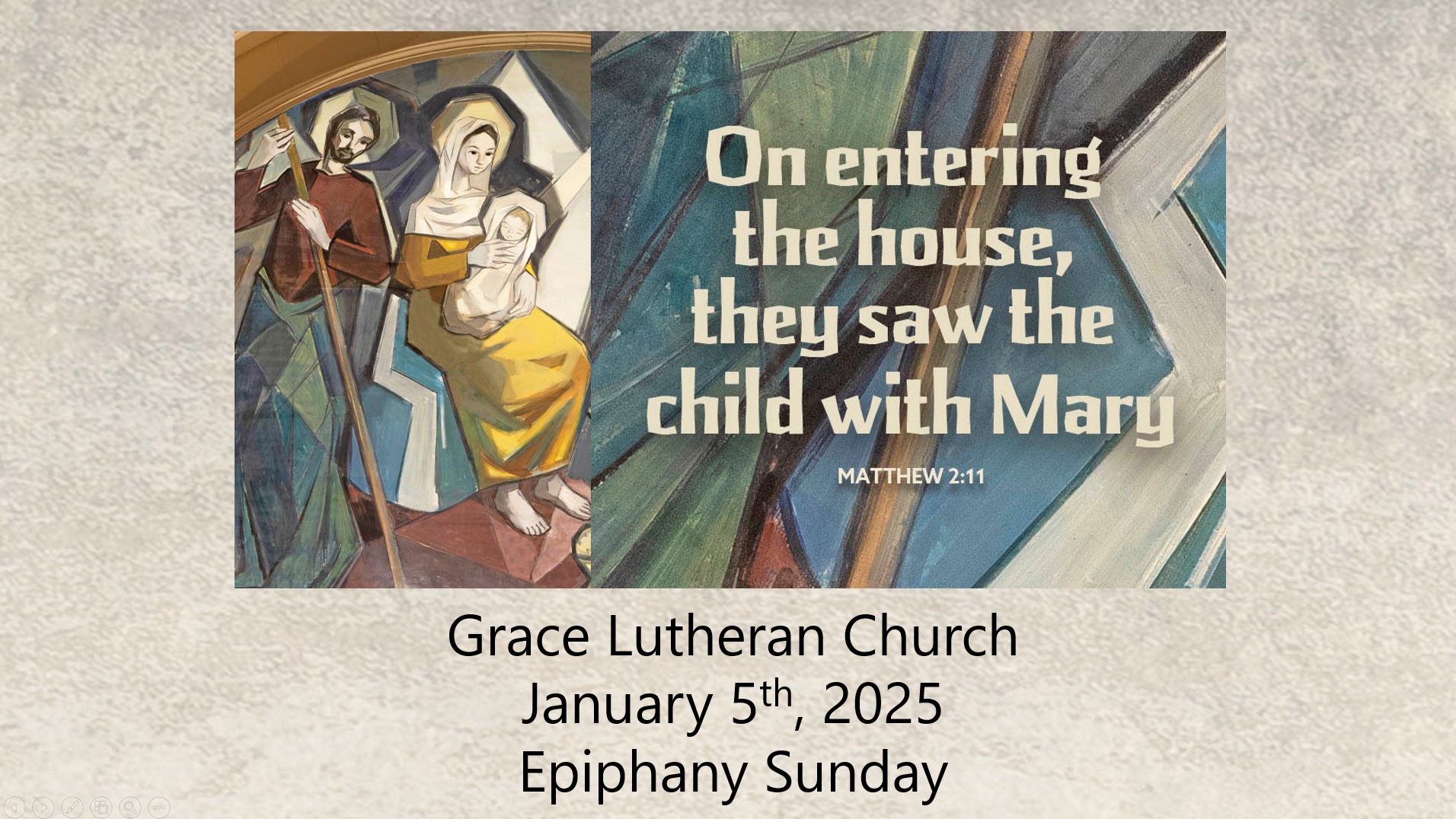 You are currently viewing Worship Service for Epiphany Sunday
