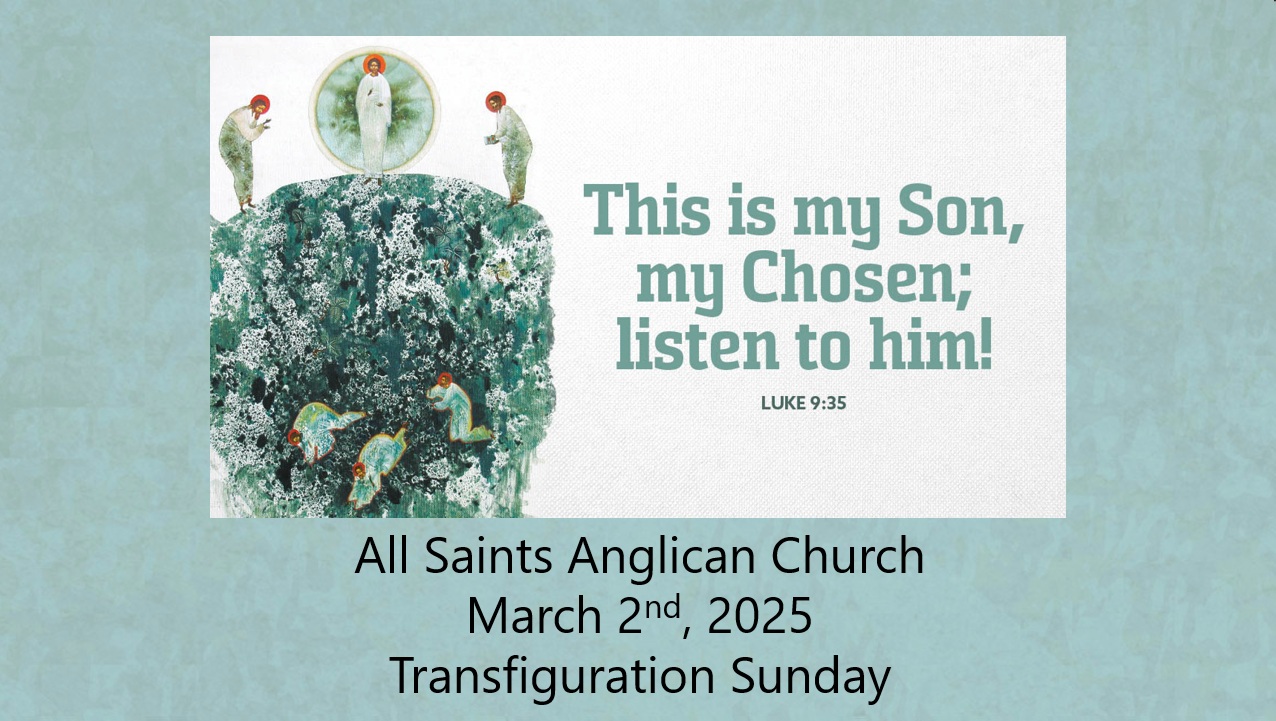 Read more about the article Worship Service for Transfiguration Sunday