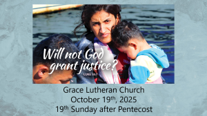 Worship Service for the 19th Sunday after Pentecost