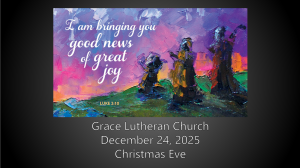 Worship Service for Christmas Eve