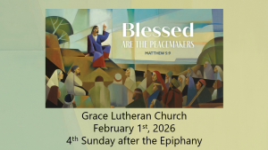 Read more about the article Worship Service for the 4th Sunday after the Epiphany
