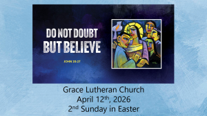 Read more about the article Worship Service for the 2nd Sunday of Easter